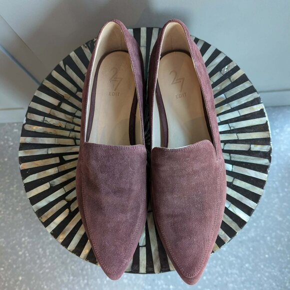 27 Edit Hannah Suede Loafers NWOT - Picture 2 of 4